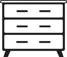 Modern Dresser Vector Designs for Functional Decor