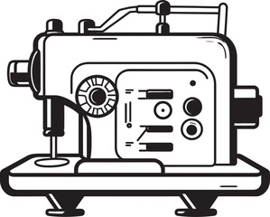 Fototapeta premium Intricate Vector Illustration of a Modern Welding Machine with Precision Engineering