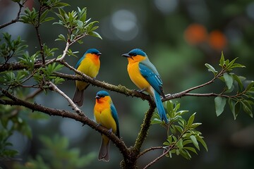 Obraz premium red headed bee eater