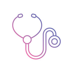 Stethoscope vector icon stock illustration