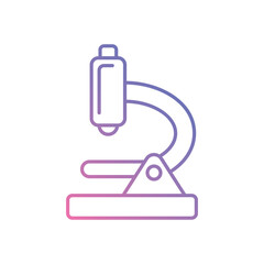 Microscope vector icon stock illustration