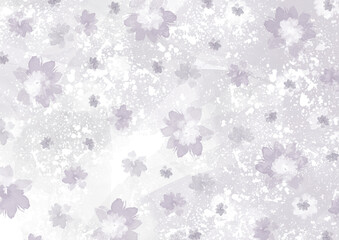 Watercolor texture with buds for packaging design. Fashionable creative botanical print. Beige background with floral pattern in Provence style.