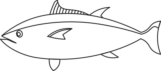 Fototapeta premium Fresh Raw Tuna Fish