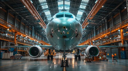 An integral step in achieving flight readiness is the meticulous checks and maintenance performed on passenger planes, ensuring operational safety.