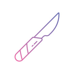 Scalpel vector icon stock illustration