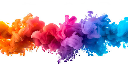 Vibrant colorful paint splash background, rainbow splash effect in motion, dynamic abstract fluid splash art for graphic design, creativity, and digital art inspiration