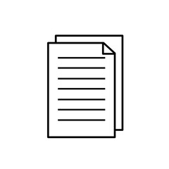 Doodle Icon copy paste document illustration on transparent background that can be use for background, slide view, social media, sticker, scrapbook and etc. | Aesthetic with black color