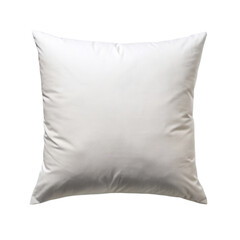 White pillow isolated on transparent background.