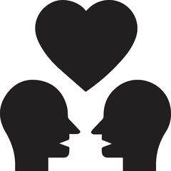 Love icon symbol vector image illustration
