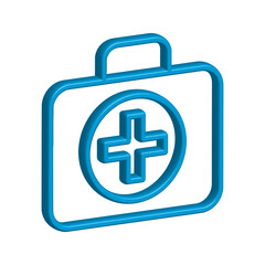First aid kit icon template