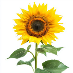 Fototapeta premium sunflower isolated on white