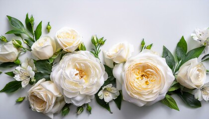 flower wending white backgraund