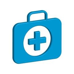 Fototapeta premium First aid kit icon template