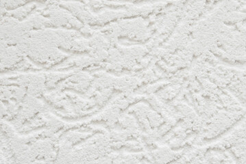 White decorative plaster wall texture as background
