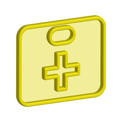 First aid kit icon template