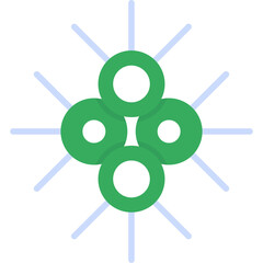 Obraz premium Micractinium Icon