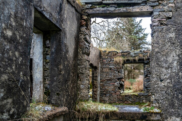 The lost village of Glenthornan by Dunlewey in County Donegal - Ireland