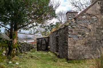 The lost village of Glenthornan by Dunlewey in County Donegal - Ireland