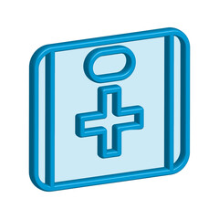First aid kit icon template