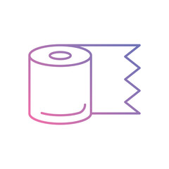 Bandage Roll vector icon stock illustration