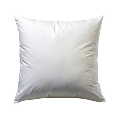 White pillow isolated on transparent background.