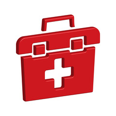 First aid kit icon template