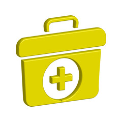 First aid kit icon template