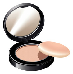 PNG Cosmetics powder white background appliance.