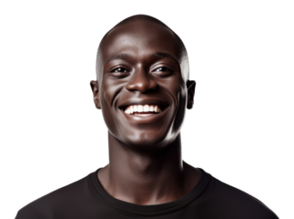 PNG Smile portrait adult black.