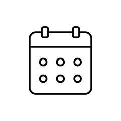 Simple calendar icon