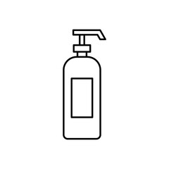 Line shampoo bottle icon