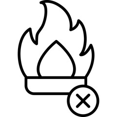 No Fire Icon