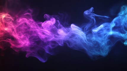 Fototapeta premium Abstract colorful smoke effect.