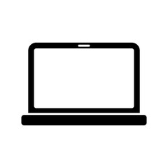 Isolated laptop icon