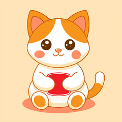 cat, animal, cartoon, vector, illustration, kitten, cute, pet, feline, art, drawing, kitty, fun, character, domestic, fur, funny, mammal, happy, pets, animals, love, design, tail, clip art