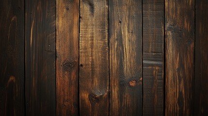 Fototapeta premium A close up of a wood surface with a rustic, weathered texture.