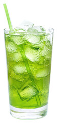 PNG Real green apple juice beverage cocktail drink.