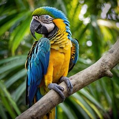 Obraz premium blue and gold macaw