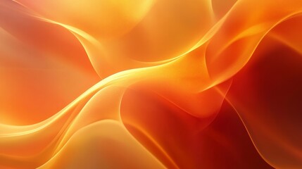 Fototapeta premium Abstract Orange and Yellow Swirling Background.