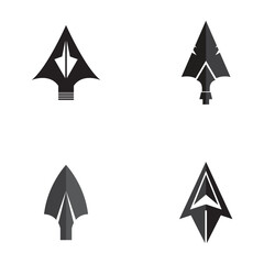Spear vector illustration icon symbol