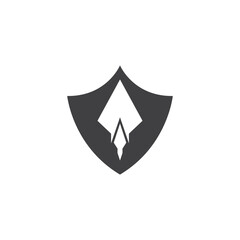 Spear vector illustration icon symbol