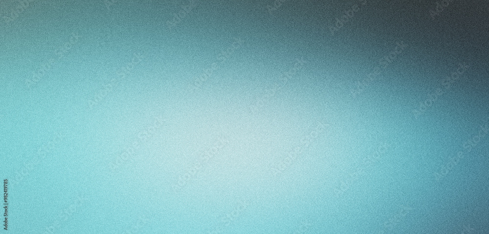 Wall mural subtle gradient created by light blue grainy background in bottom right corner