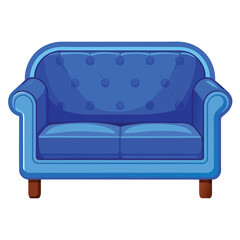 Sofa vector illustration on a white background