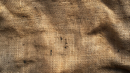 Burlap texture, natural woven fabric, rustic material