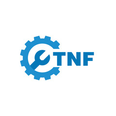 TNF letter logo design on white background. TNF logo. TNF creative initials letter Monogram logo icon concept. TNF letter design