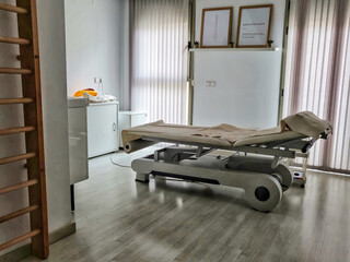 physiotherapy room in hospital