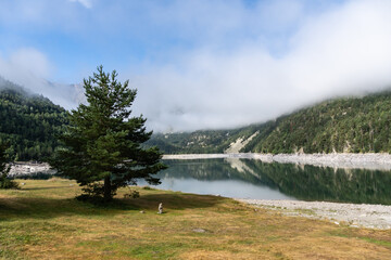 lake in the mountains