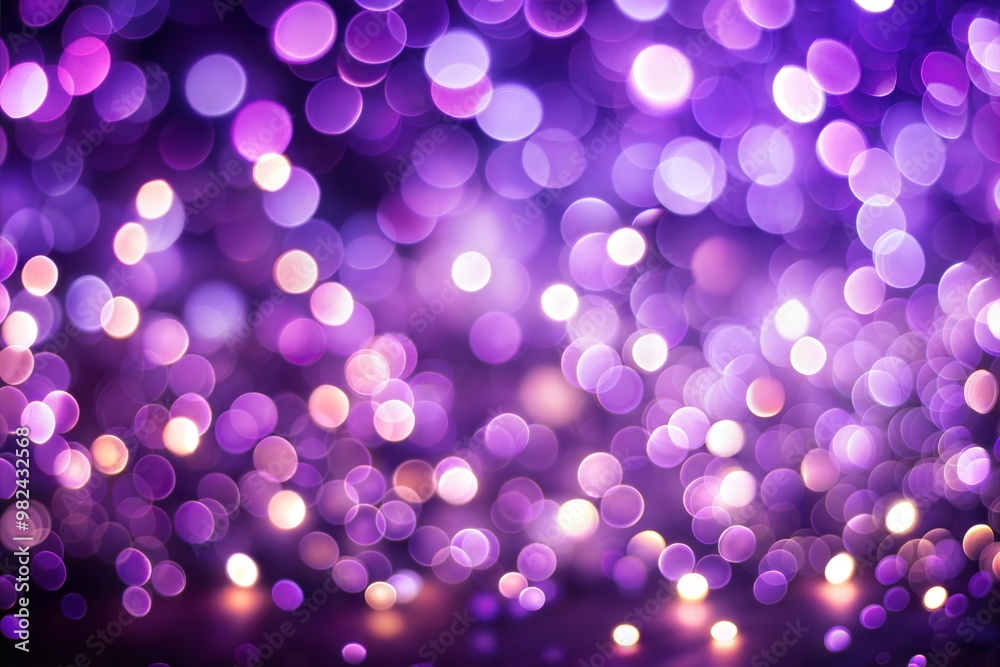 Canvas Prints purple bokeh background with blurred lights