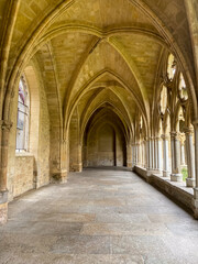Fototapeta premium Cloister of Sainte-Marie cathedral in Bayonne, France