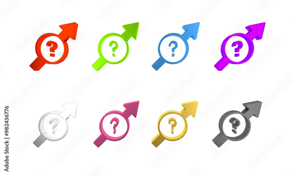 Poster colorful arrow icon isolated on white background. direction arrowhead symbol. navigation pointer sig